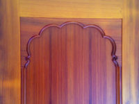 Custom Redwood Door