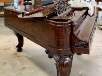 Rosewood “Cocked Hat” piano circa 1850
