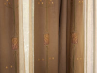 embroidered linen drapes
