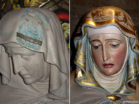 Pieta statue, for St. Helena Catholic Church in  California