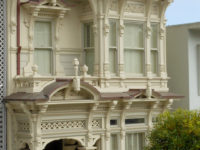 Victorian revival facade