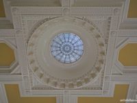 New ceiling dome in a Classical pavillion