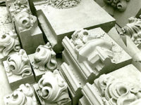 Hand-carved architectural elements